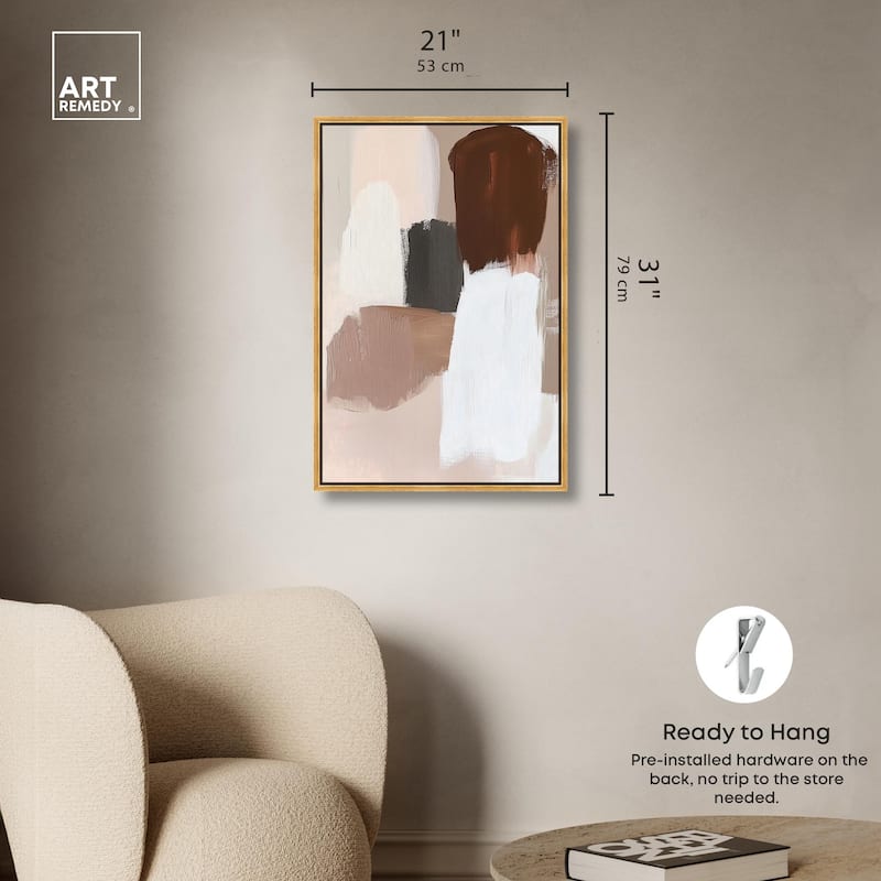 Veiled Browns Canvas by Art Remedy