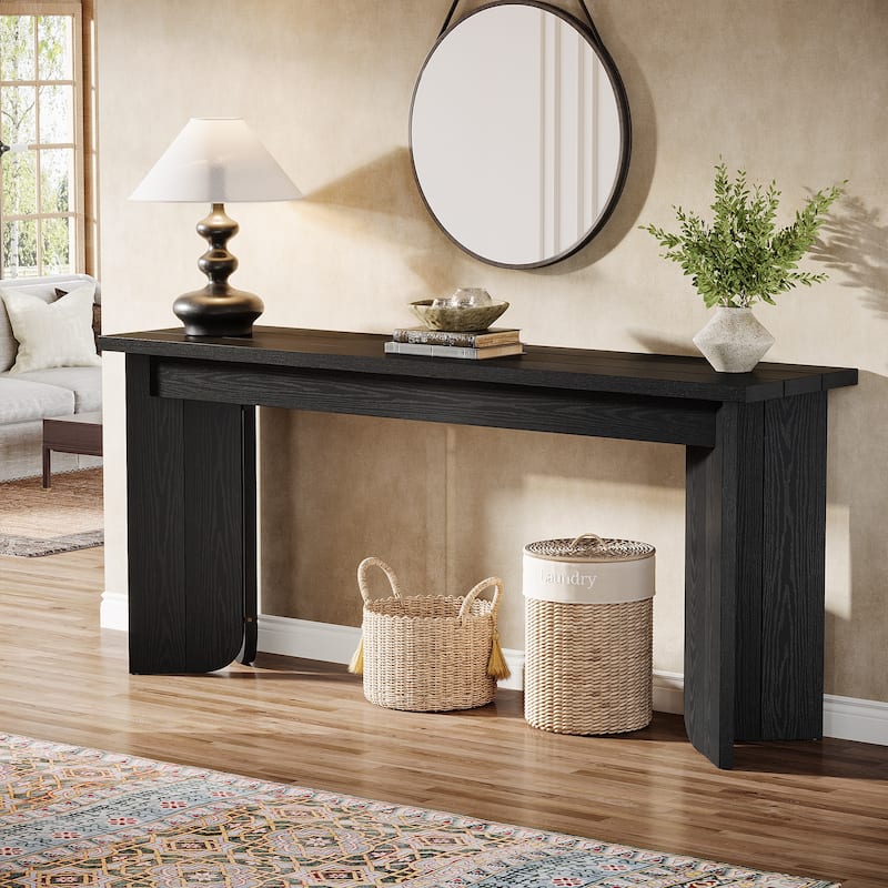 70.9-Inch Extra Long Farmhouse Sofa Console Table for Entryway