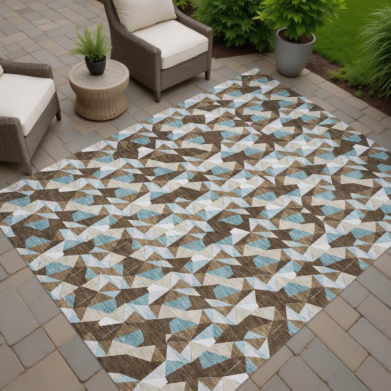 Machine Washable Indoor/ Outdoor Chic Hooper Chantille Rug
