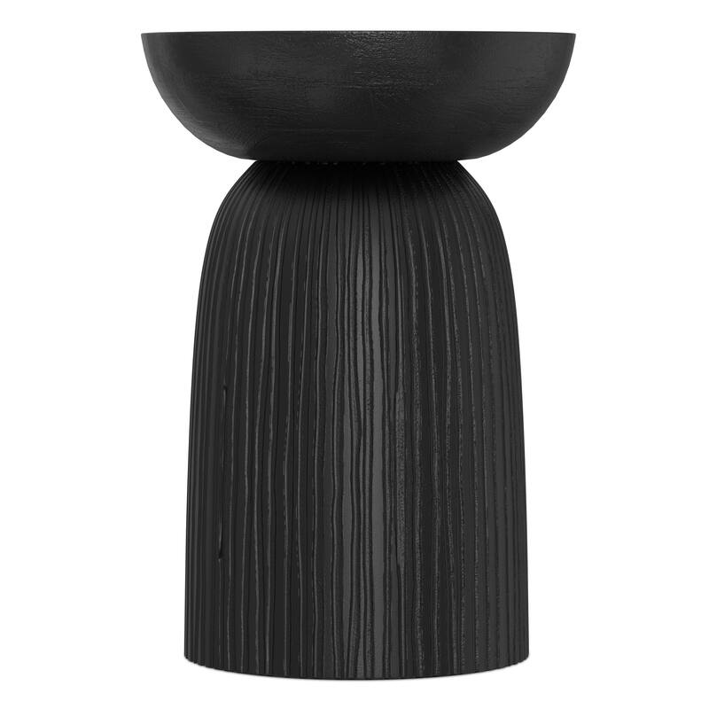 WYNDENHALL Willis 13" Wide Solid Wood Contemporary Accent Table & Fully Assembled - 12.6" D x 12.6" W x 17.7" H