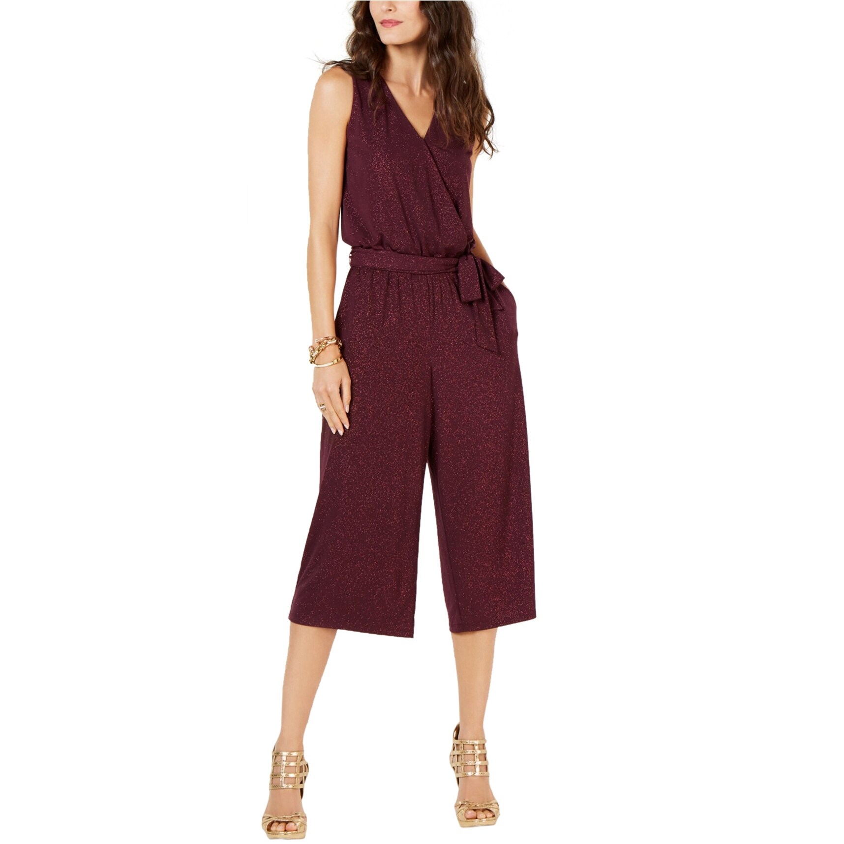 Michael kors jumpsuit purple Clearance
