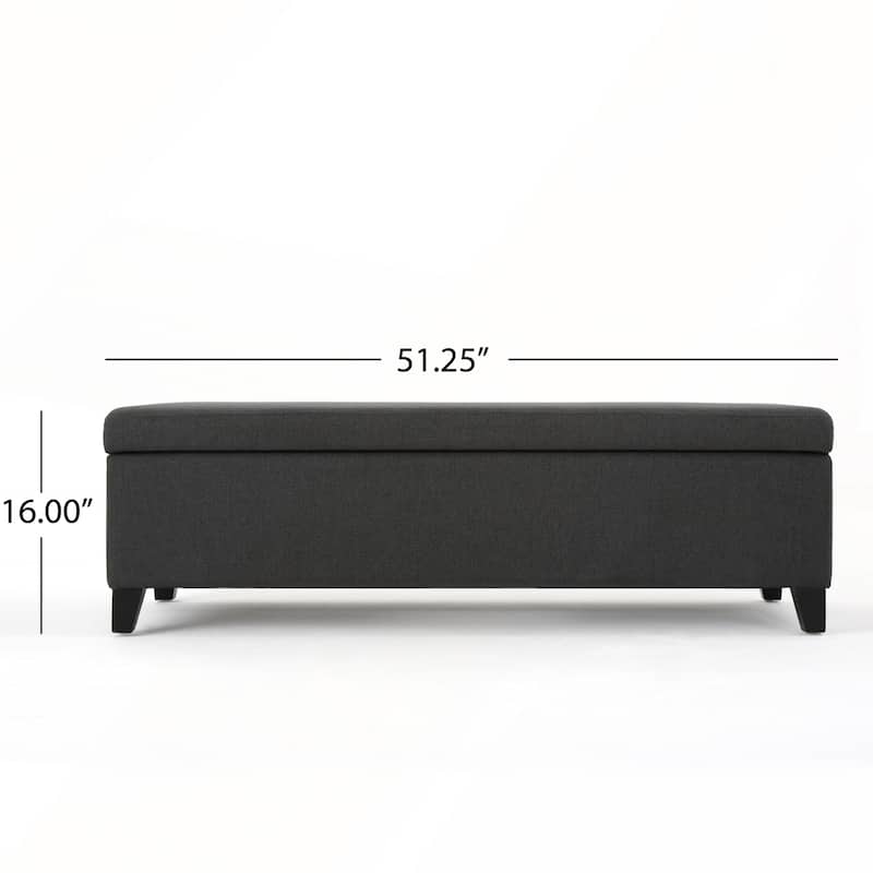 Storage Ottoman with Dense Foam Padding and Ample Space for Modern Living and Multi-Functional Use
