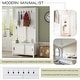 Portable Organizer Anti-tipping Hallway Hall Tree Closet Storage Coat ...