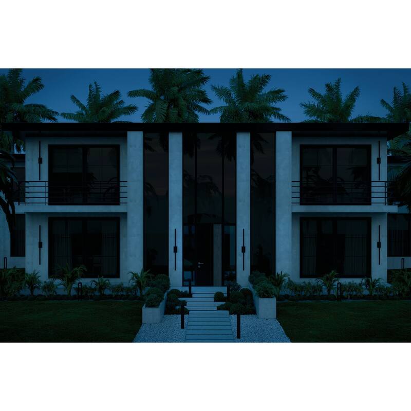 Nocar 60" Outdoor LED Wall Light in Textured Black - Textured Black