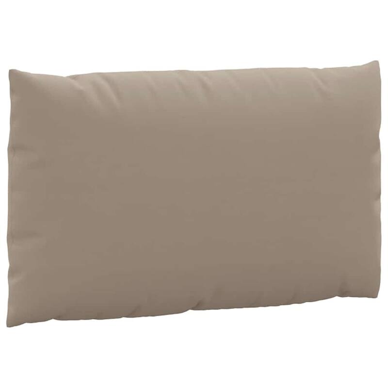 vidaXL Pallet Cushion Taupe Oxford Fabric, 100% polyester 23.6 x 23.6 in - 23.6 x 23.6 x 3.1 in