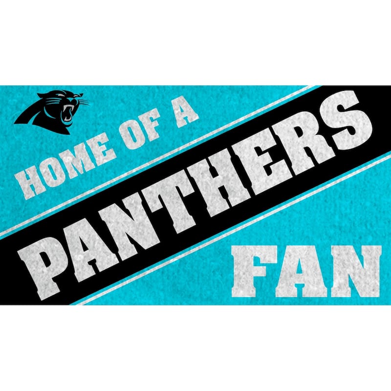 Carolina Panthers PVC Door Mat