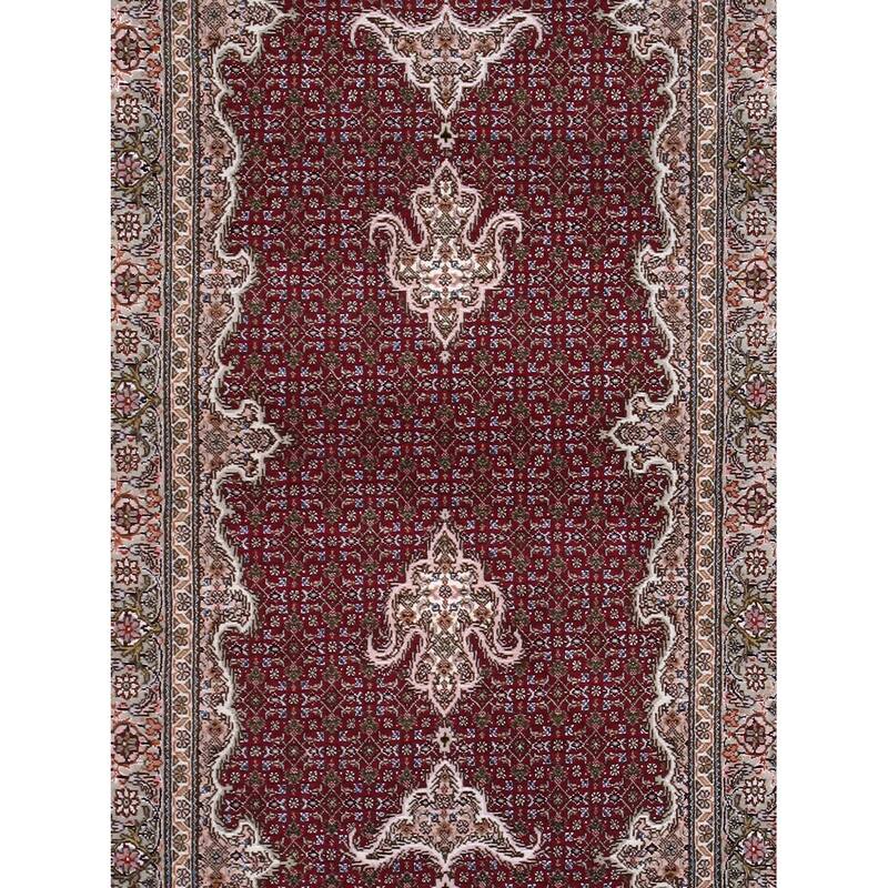 Pasargad Home Baku Hand-Knotted Silk & Wool Area Rug