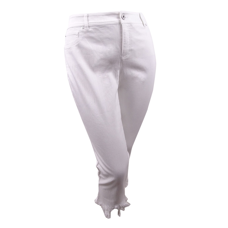plus size fringe pants