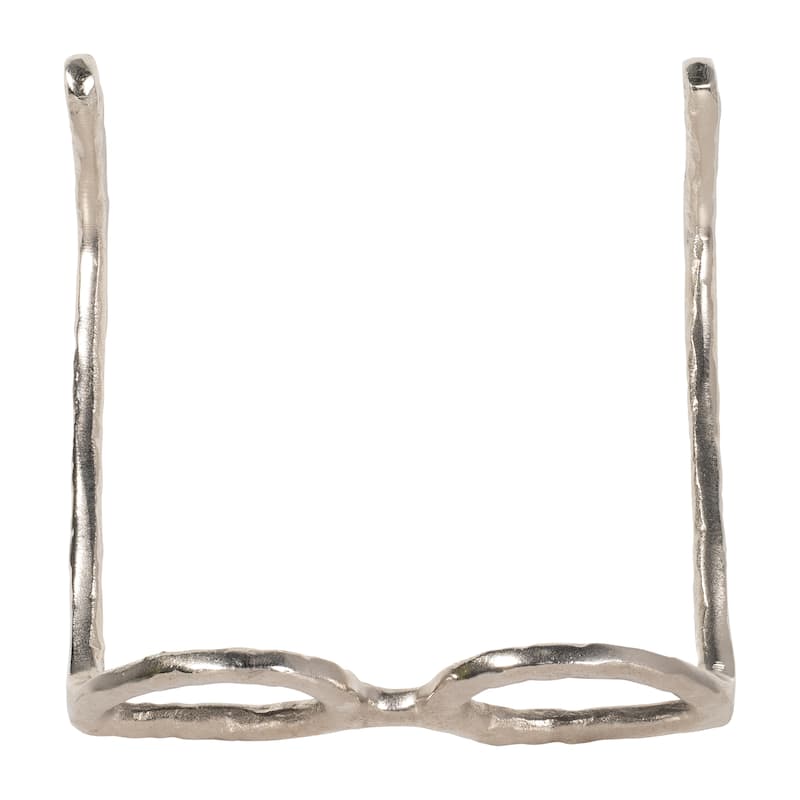 Sagebrook Home Abstract Modern Metal Glasses Aluminum Sculpture Decorative Object