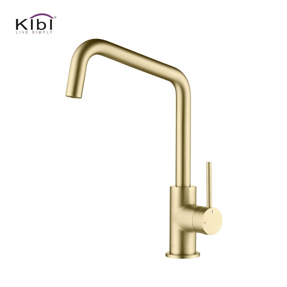 Single-Hole 1-Handle Kitchen Bar/Prep Sink Faucet