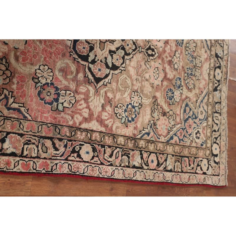 Mahal Antique Persian Area Rug Handmade Wool Carpet - 4'3"x 6'5"