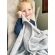 preview thumbnail 4 of 2, Gray Knit Blanket