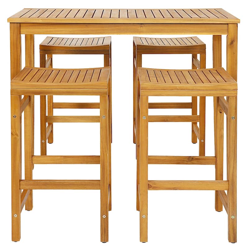 30-Inch Height Bar Chair with Saddle Shaped Seat and Sturdy Footrest - 16.5" x 15" x 30" (L x W x H)