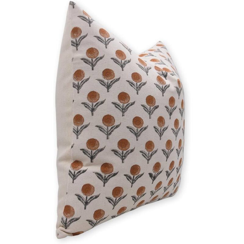 Fabdivine Cotton Bohemian Block print pillow Cover