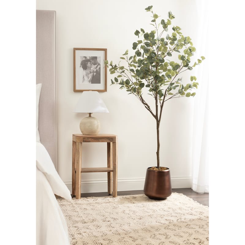 Kate and Laurel Eudora Faux Eucalyptus Tree