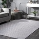 preview thumbnail 1 of 47, Nuloom Lorretta Geometric Cotton Area Rug 2'6" x 6' Runner - Grey