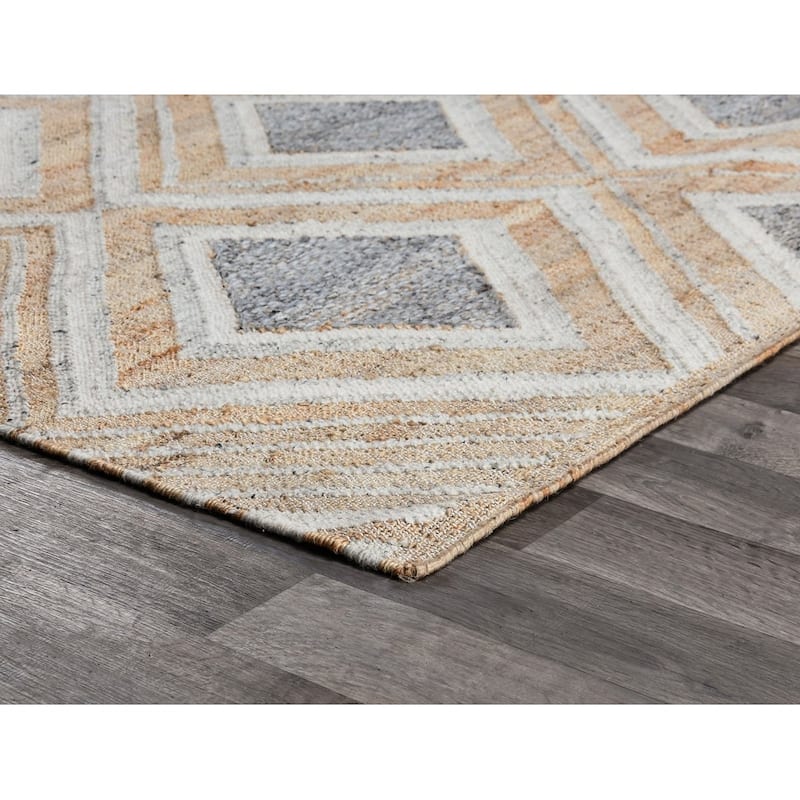 Lagos Blue Multi Handwoven Area Rug By Kosas Home