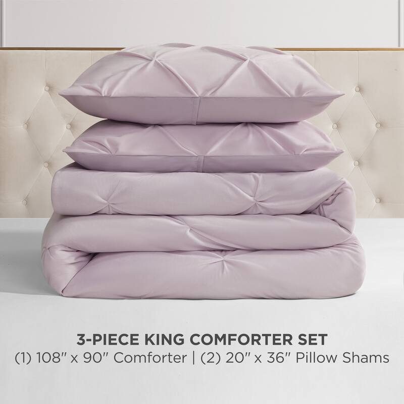 Juicy Couture Kiss Pleat Plush Comforter Sets
