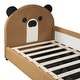 preview thumbnail 11 of 37, Twin Size Bear Shaped Upholstered Daybed with Hydraulic System