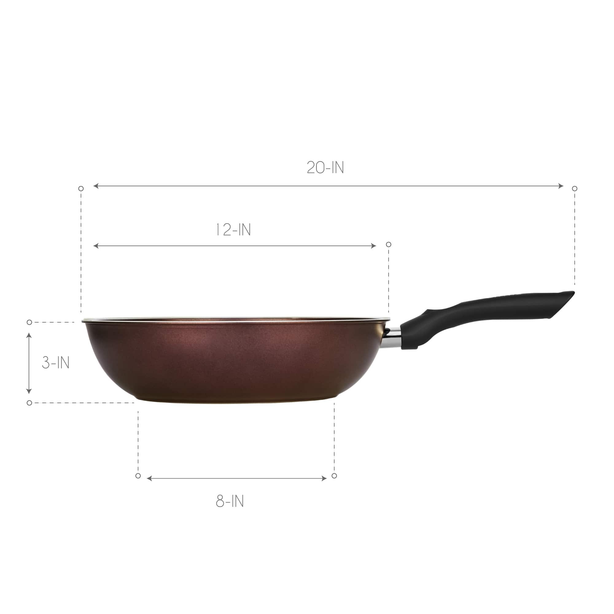 TECHEF Art Collection 12 Inch Wok/StirFry Pan with Cover On Sale