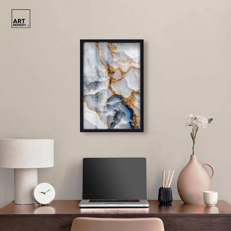 Denim Dreams I Shadowbox by Art Remedy