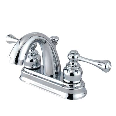 Vintage Two-Handle 3-Hole Deck Mount 4 in. Centerset Bathroom Faucet in Polished Chrome