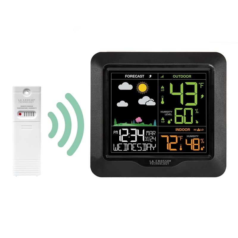 La Crosse L78571 Wireless Digital Color Forecast Station with Alerts