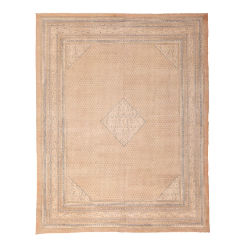 ECARPETGALLERY Hand-knotted Antalya Vintage Copper Wool Rug - 9'10 x 12'4