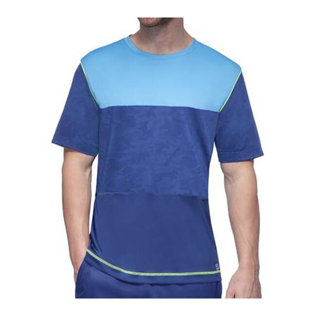 yellow and blue fila shirt