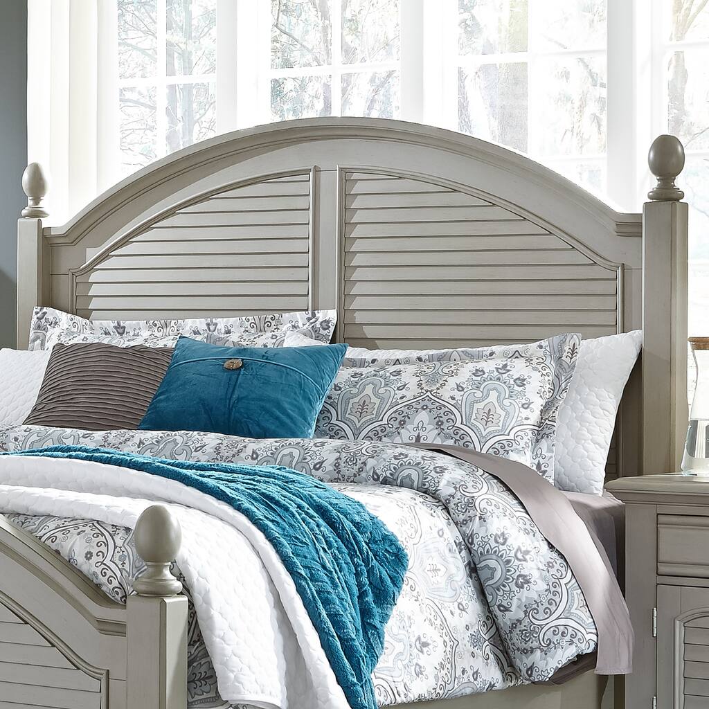 Summer House II Gray King Poster Headboard