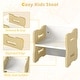 preview thumbnail 18 of 18, Gymax Kids Table & Chair Set 3-Piese Toddler Set w/2 Stools & Activity