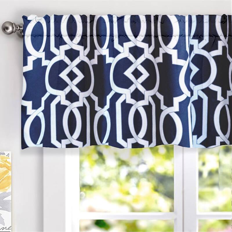DriftAway Abigail Trellis Window Curtain Valance