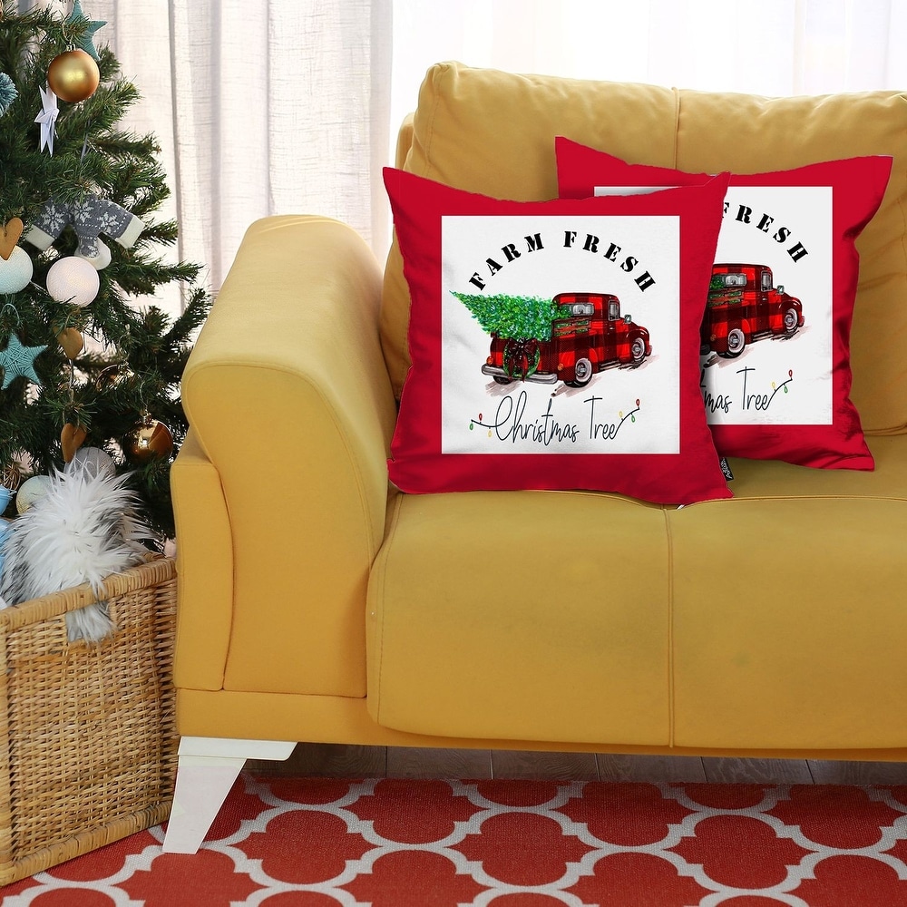 Buffalo check hotsell christmas pillows