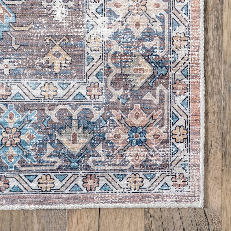 Nuloom Darby Persian SplashGuard Machine Washable Area Rug