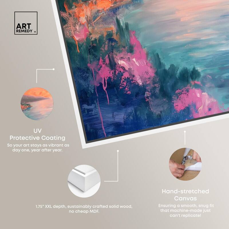 Tropical Twilight III Canvas by Art Remedy