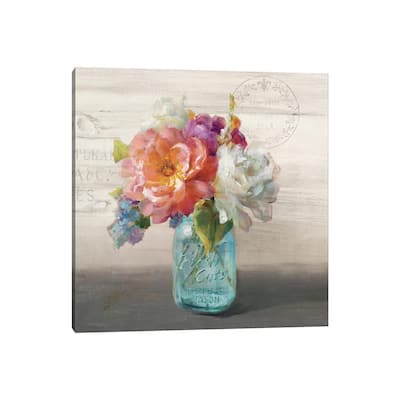 iCanvas "French Cottage Bouquet I" by Danhui Nai Canvas Print