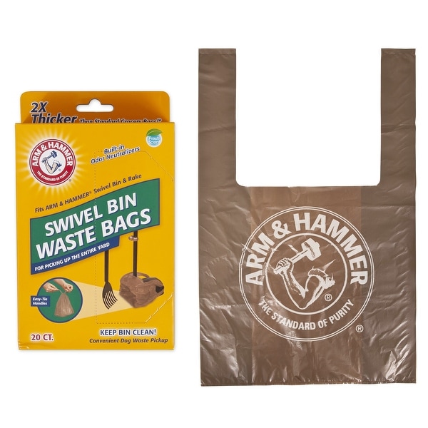 arm and hammer swivel bin waste bags