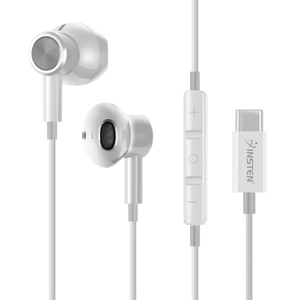 USB-C In-Ear Magnetic Wired Headset with Microphone, White. Opens flyout.