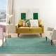 preview thumbnail 133 of 181, Nourison Essentials Solid Contemporary Indoor/Outdoor Area Rug 9' Square - Blue/Green