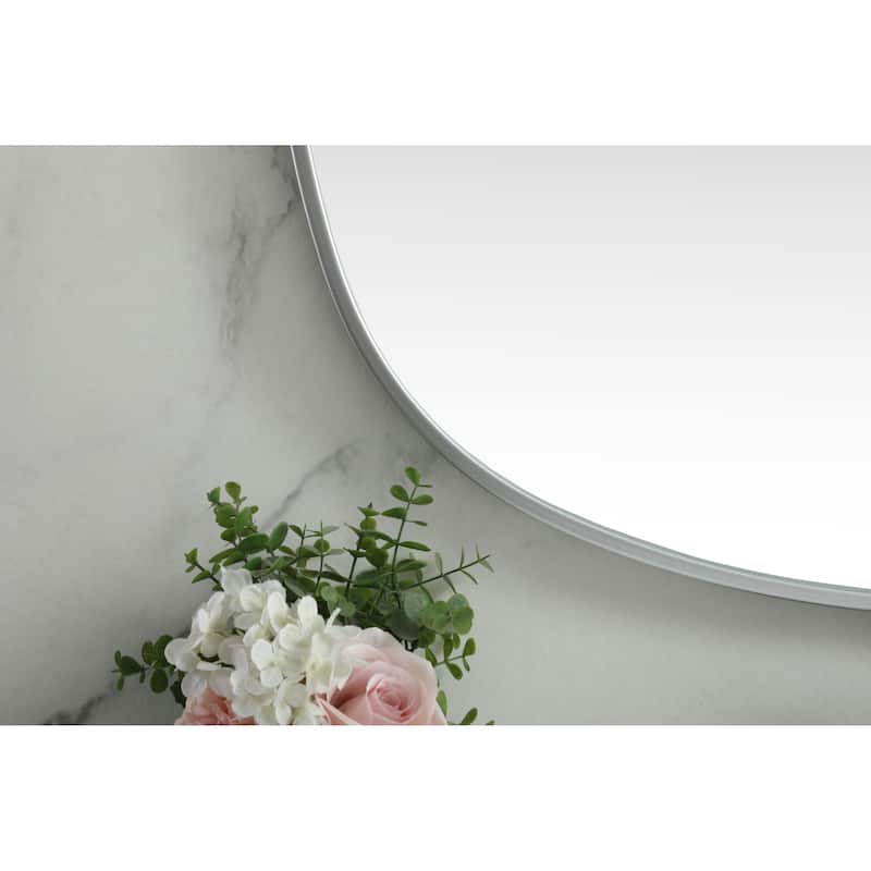 Elegant Lighting MR2B3048 Brynn 30" W x 48" H Oval Framed Bathroom