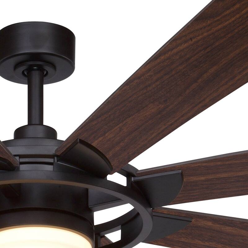 Bellevue 68" 8 Blade Indoor / Outdoor LED Ceiling Fan with Frosted