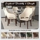 preview thumbnail 42 of 67, LeisureMod Vivara Leather Upholstered Dining Chair with Padded Seat - Mid-Century Arm Chair for Home Office Bar & Kitchen