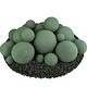 preview thumbnail 119 of 121, Ceramic Fire Balls for Indoor/ Outdoor Fire Pits or Fireplaces