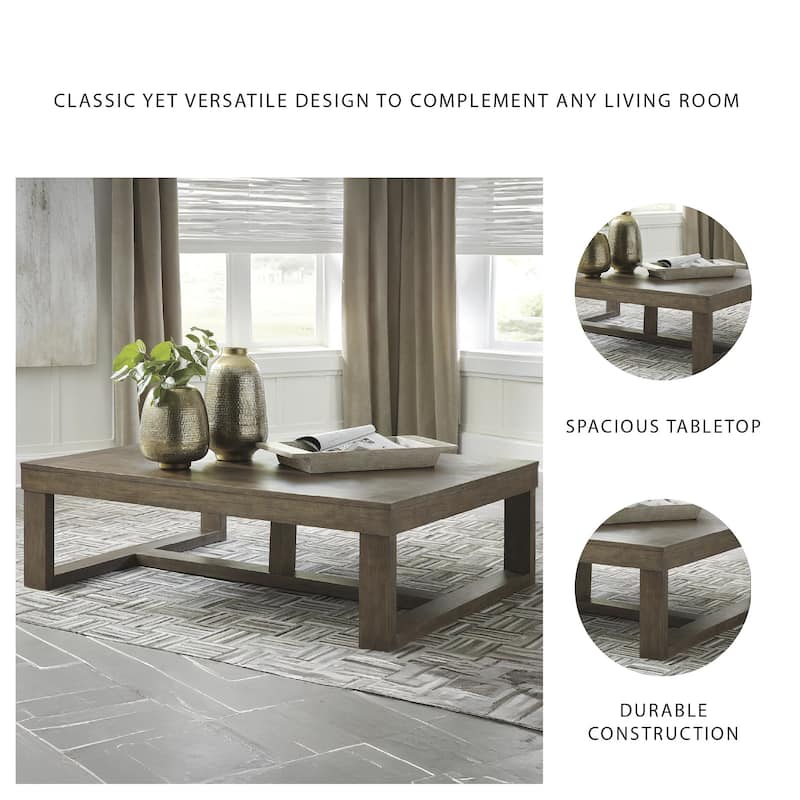 Cariton Gray Rectangular Cocktail Table