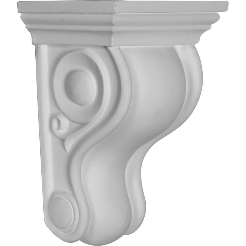 Traditional Curved Corbel - 4 3/4"W x 3 1/2"D x 6 3/4"H