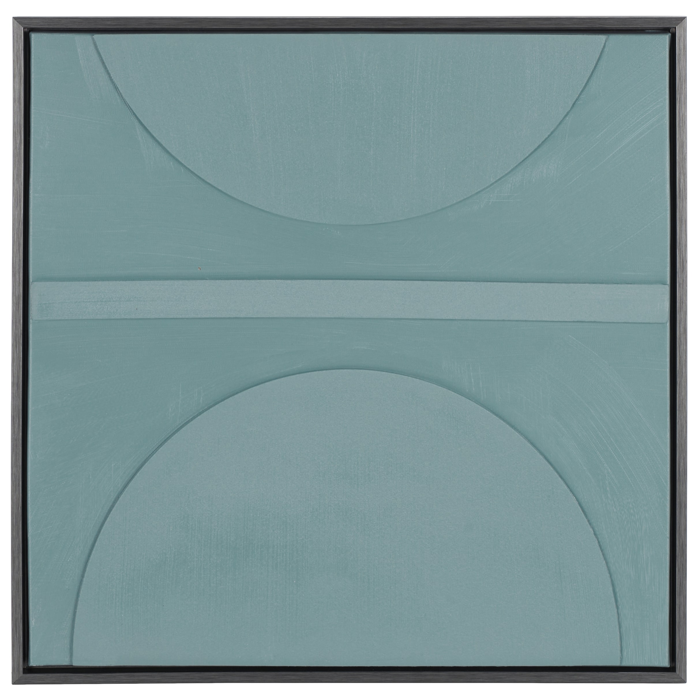 SAFAVIEH Home Around The Block 24-inch Blue/Grey Framed Wall Art - Blue Grey