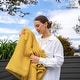 preview thumbnail 32 of 31, 100% Cotton Basket Weave Thermal Bed Blanket Breathable Soft Layering All Season Medium Weight