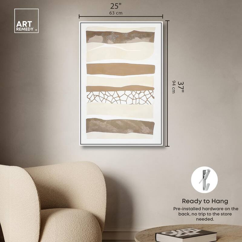 Relief Rifts II Canvas by Art Remedy