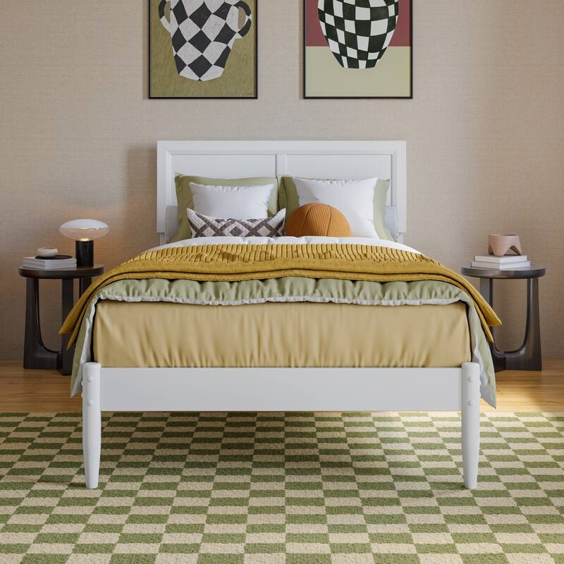 Ellarie Platform Bed with Adjustable Headboard