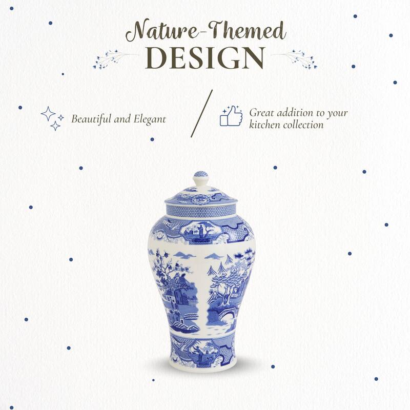 Spode Blue Italian Vase